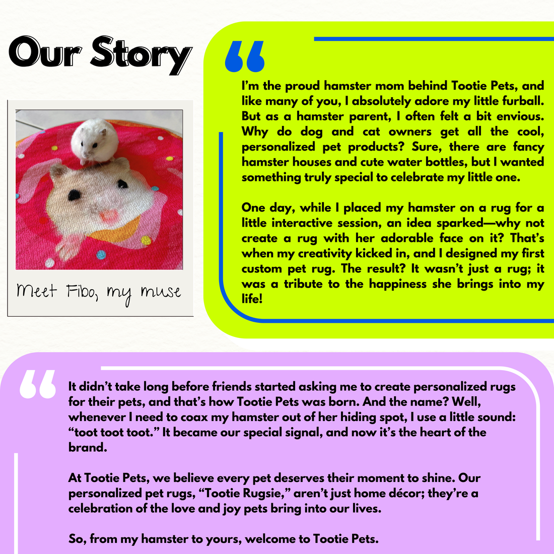 Tootie Pets brand story